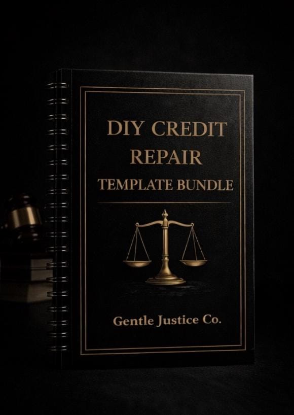 DIY Credit Repair Template Bundle – Dispute Letters, Debt Validation (Digital Download)