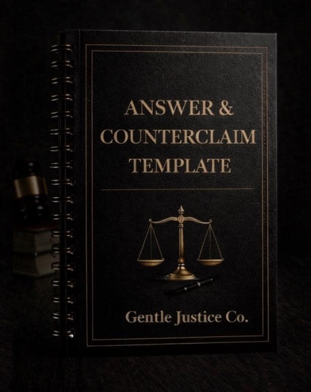 Unit 3: Answer and Counterclaim Divorce Template | Respond to Divorce Complaint | Pro Se Defendant Guide | Instant Download PDF