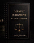 Unit 4: Divorce Default Judgment Template | Spouse Not Responding to Divorce | Pro Se Default Application | Instant Download PDF
