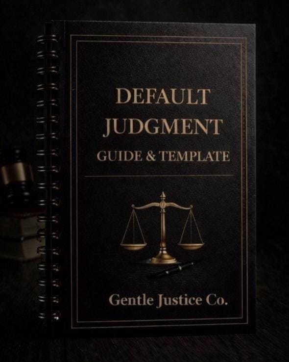 Unit 4: Divorce Default Judgment Template | Spouse Not Responding to Divorce | Pro Se Default Application | Instant Download PDF