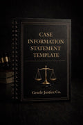 Unit 6: Case Information Statement Divorce Guide | CIS Financial Disclosure | Divorce Income & Assets | Instant Download PDF