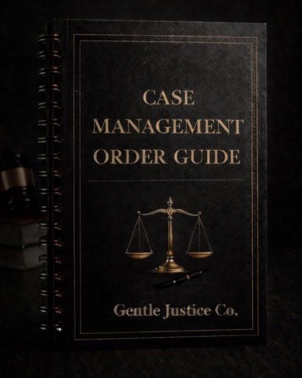 Unit 7: Case Management Order Divorce Guide | Divorce Court Deadlines & Compliance | Pro Se Legal Guide | Instant Download PDF